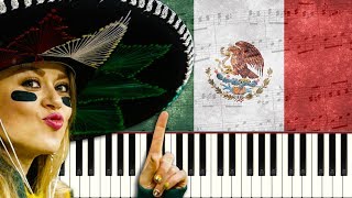 The Mexican Hat Dance El Jarabe Tapatío  Piano Tutorial [upl. by Pesek45]