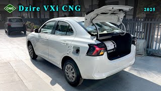 Dzire VXi CNG 2024  Features  Price  CNG Tank  Interior  Exterior  Mileage [upl. by Nire182]