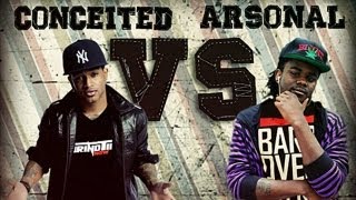 GTN Rap BattleConceited vs Arsonal Full Battle [upl. by Esirahc96]