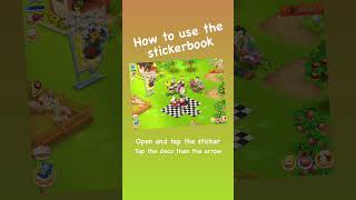 Hay Day  Sticker Book How to Use [upl. by Kcirdehs]