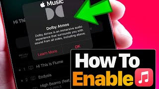 How to Enable Spatial Audio with Dolby Atmos on Apple Music  [upl. by Kendre]