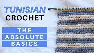 The Absolute Beginners Guide to Tunisian Crochet [upl. by Mahon708]