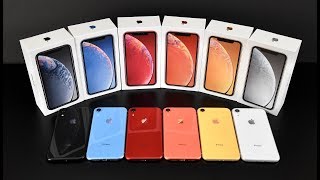 Apple iPhone XR Unboxing amp Review All Colors [upl. by Rabaj]