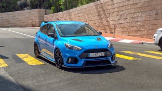 LOUD Ford Focus RS with Custom Exhaust  Revs amp Accelerations [upl. by Galloway309]