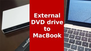 Correctly connecting an external CDDVD drive to a MacBook [upl. by Terrence]