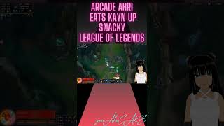 Arcade Ahri 1v1 KAYN easy cook League of Legends [upl. by Idnahs]