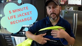 EASY RearmRecharge an Onyx AM 24 Life JacketVest [upl. by Brittnee]