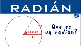 Qué es un Radián [upl. by Ahsin765]