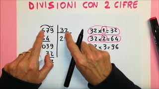 Divisioni con 2 cifre al divisore [upl. by Wagoner]