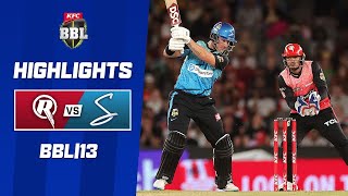 Melbourne Renegades v Adelaide Strikers  BBL13 [upl. by Hayes81]