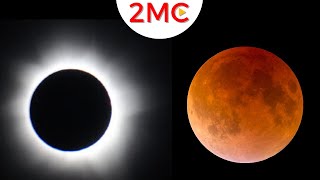 Solar Eclipse vs Lunar Eclipse [upl. by Darbee]