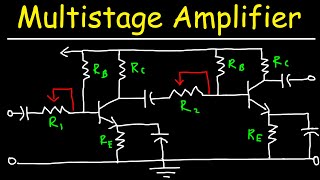 Multistage Transistor Audio Amplifier Circuit [upl. by Enelkcaj692]