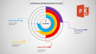 stunning power point Infographic design using concentric circles [upl. by Linehan]