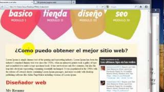 Como crear una pagina web completa en HTML  4 [upl. by Teyut]