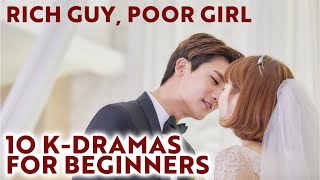 10 Best Rich Guy Poor Girl Korean Dramas For Beginners [upl. by Whitebook881]