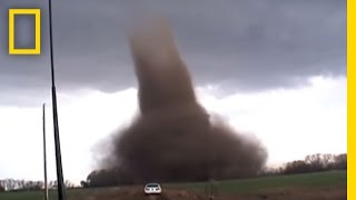 Getting Close to a Giant Tornado  National Geographic [upl. by Einaej]