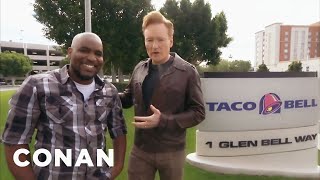 Conan Visits Taco Bell  CONAN on TBS [upl. by Silberman84]