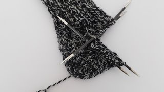 Die Bumerangferse  Socken stricken [upl. by Hau218]