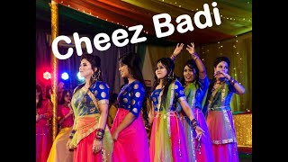 Cheez Badi  Machine  WeddingHolud Dance Performance  Bollywood [upl. by Allemaj]