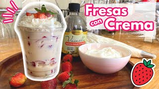 FRESAS CON CREMA  ALE DE NAVA [upl. by Anertac745]