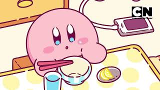 Kirby Cute Animation Eating rice on Cartoon Network [upl. by Dnomsaj]