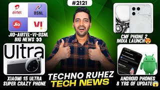 JioAirtelViBSNL Big NewsCMF Phone 2 India Launch😍Android Big News😱vivo T4x Price2nm Chip [upl. by Ataynek]