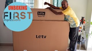 LeEco LeTV Super3 TV X55 Unboxing and First Impression [upl. by Niram]