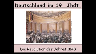 Die deutsche Revolution 1848 Märzrevolution  Paulskirchenverfassung [upl. by Ellenad]