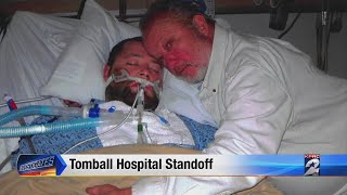 Tomball hospital stand off father speaks [upl. by Telfer902]