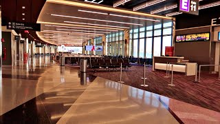 Terminal E Walkthrough  Boston Logan International Airport [upl. by Lachman]