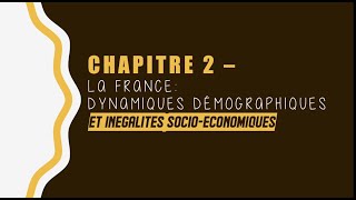 2de  La France  dynamiques démographiques et inégalités socioéconomiques [upl. by Rapsag]