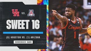 Houston vs Arizona  Sweet 16 NCAA tournament extended highlights [upl. by Demmer]