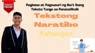 Tekstong Naratibo  Kahulugan [upl. by Granger586]