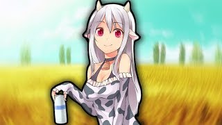 Cow Girl Gets Milked In VRCHAT [upl. by Irama]