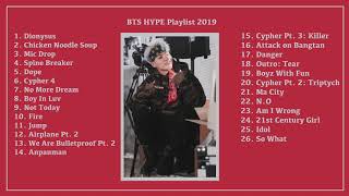 BTS Hype Playlist 2019⎨For partying working out and getting lit 🔥 Upbeat Powerful [upl. by Nesrac177]