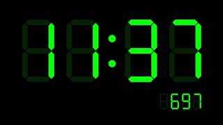 Ticking Digital Clock [upl. by Sherill]