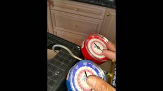 Adding stop leak to refrigerator with freon leak [upl. by Etteragram]