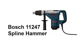 Bosch 11247 Spline Combination Hammer [upl. by Arvonio]