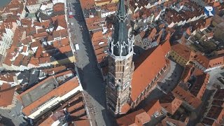 Höchster Backsteinkirchturm der Welt  Sankt Martin in Landshut [upl. by Norrehc]