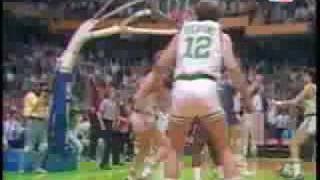 NBAs 60 Greatest Playoff Moments 4 Larry Bird steals the inbound [upl. by Mochun684]