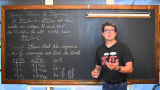 Squeeze Theorem for Sequences Sandwich Theorem Calculus 1 [upl. by Droffats416]