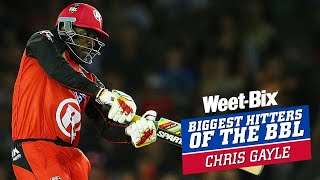 Biggest Hitters of the BBL Best of Chris Gayle [upl. by Eixam]