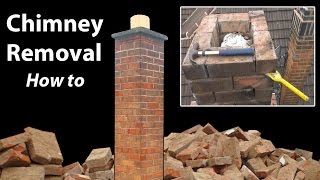 Removing a Chimney Below Roof Level  How to [upl. by Jollenta981]