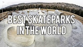 10 BIGGEST Skateparks In The WORLD US UK Canada Australia China [upl. by Krebs886]