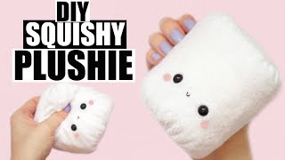 DIY SQUISHY PLUSHIE  Squishy amp Plushie in one [upl. by Elletsirhc]