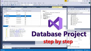 How to Create a Database Project in Visual Studio [upl. by Leicam]