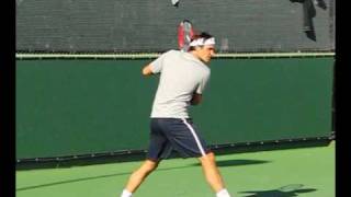 Roger Federer Backhands in Slow Motion [upl. by Halden]