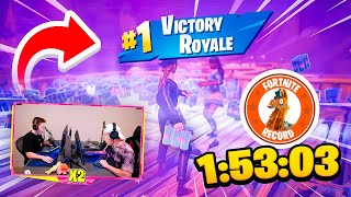 NEW LONGEST Game in Fortnite RECORD [upl. by Nivla322]