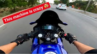 YAMAHA R15 V4 First Ride Impression  Riding 155cc Rocket [upl. by Alyhs134]