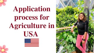 Application process for Masters in Agriculture in USA  Grad student  Indian Student  UMD [upl. by Eugenius]